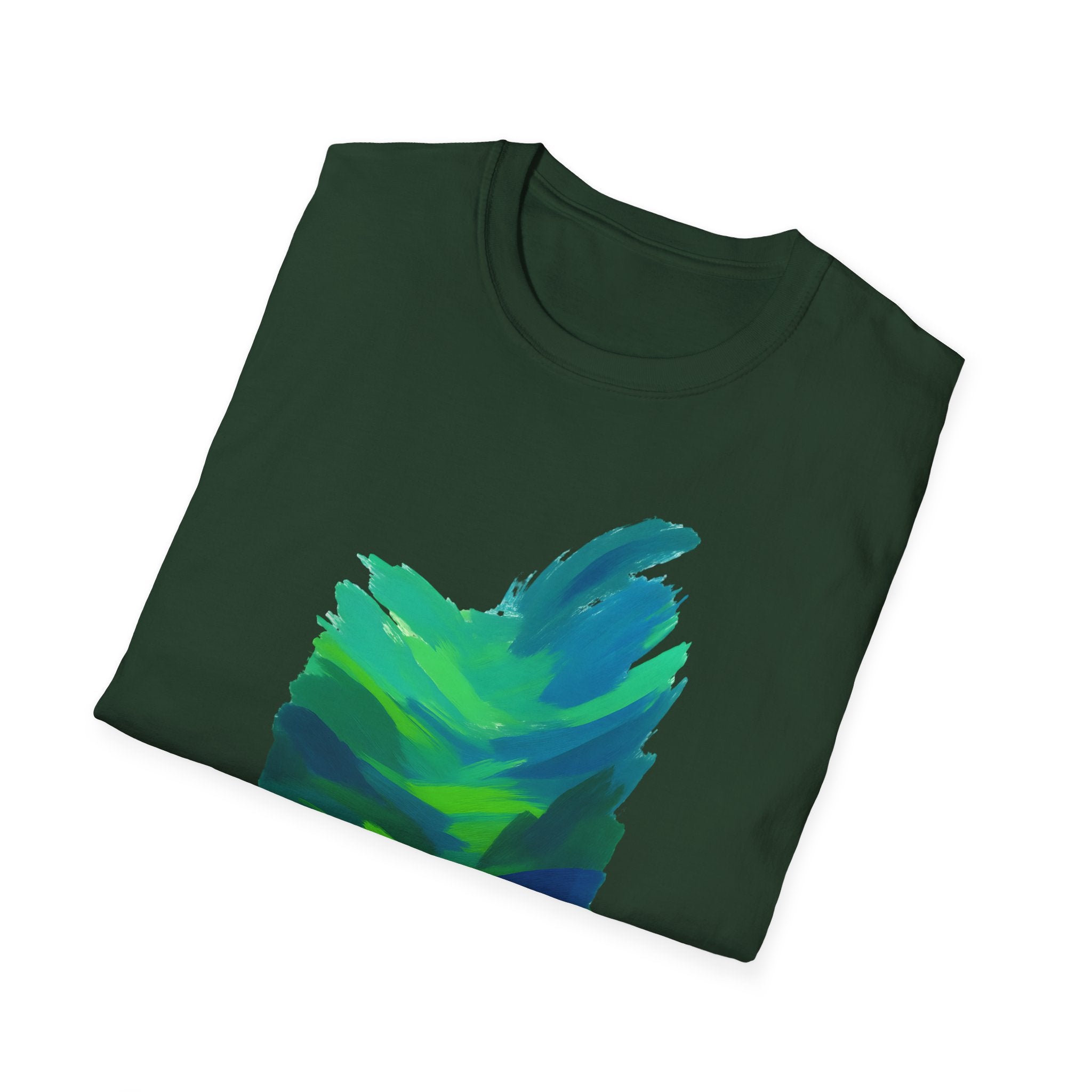 Abstract Green Landscape T-Shirt
