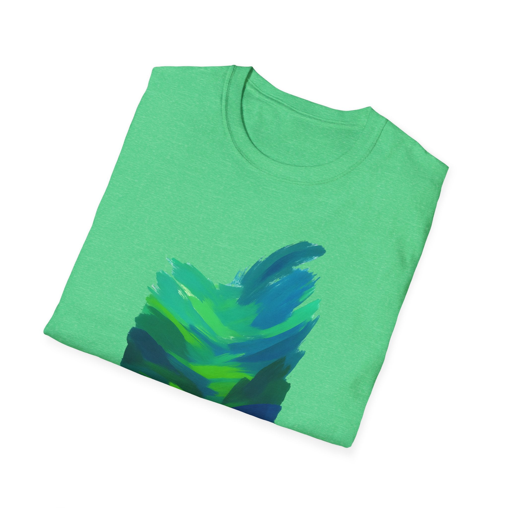 Abstract Green Landscape T-Shirt
