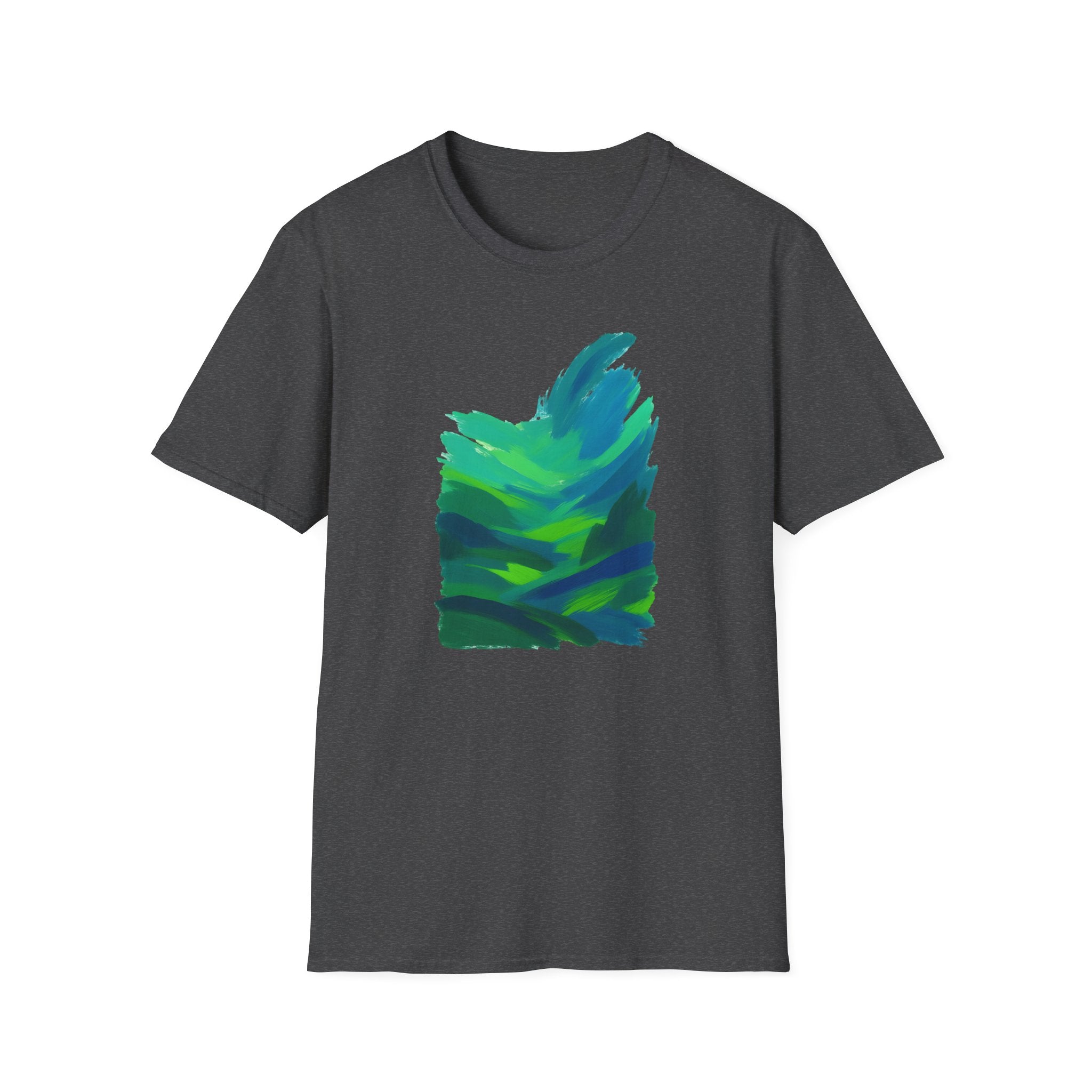 Abstract Green Landscape T-Shirt