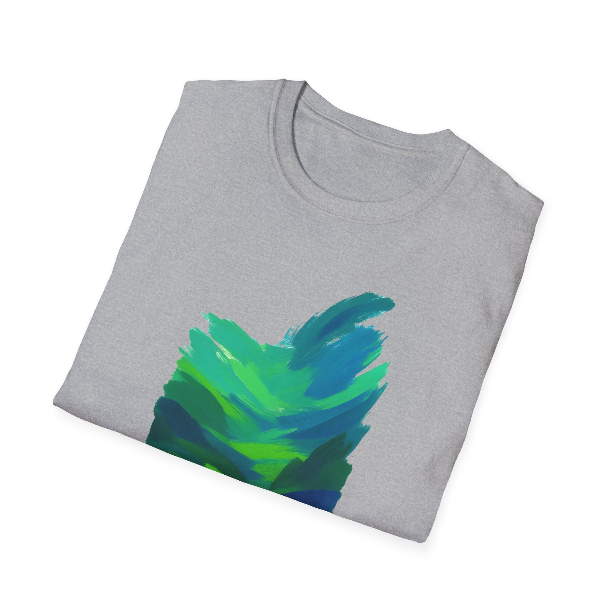 Abstract Green Landscape T-Shirt