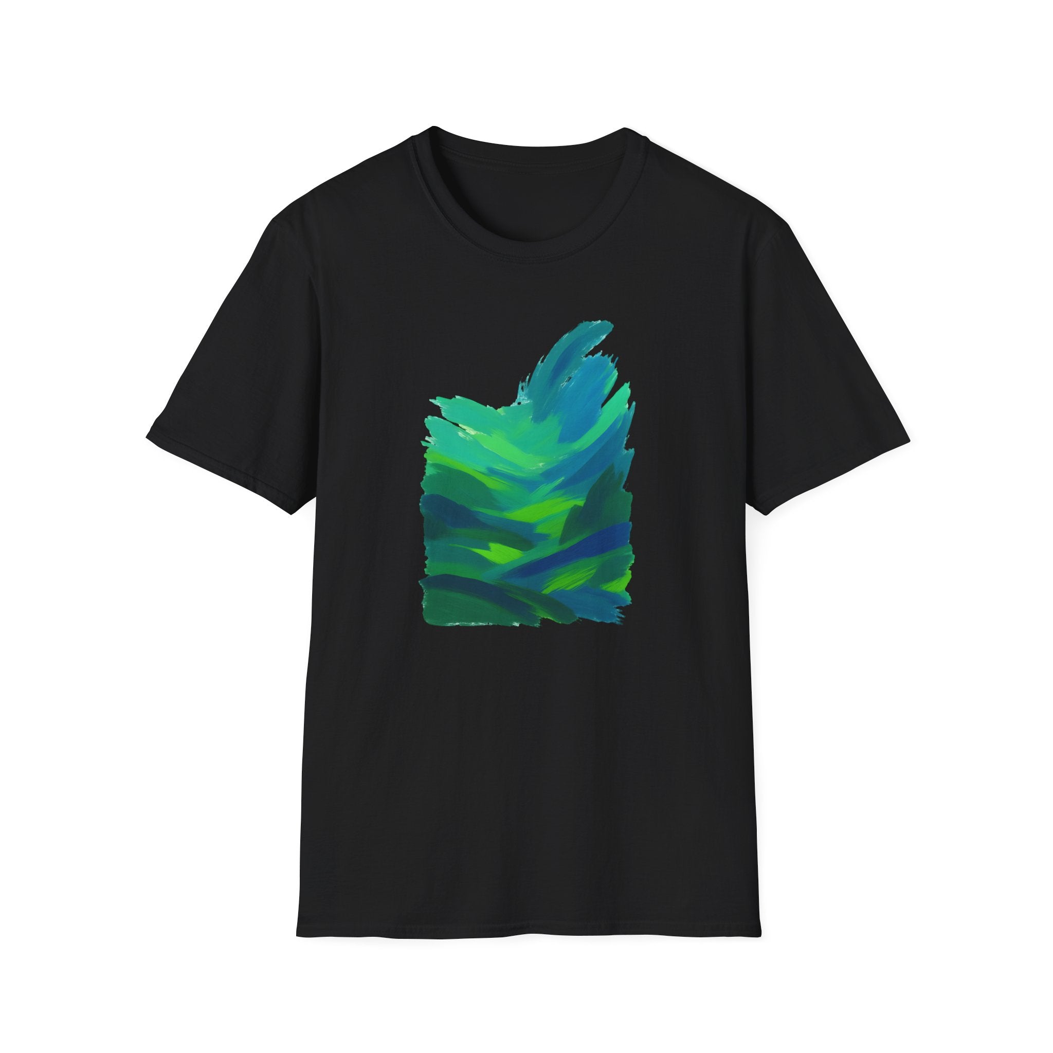 Abstract Green Landscape T-Shirt