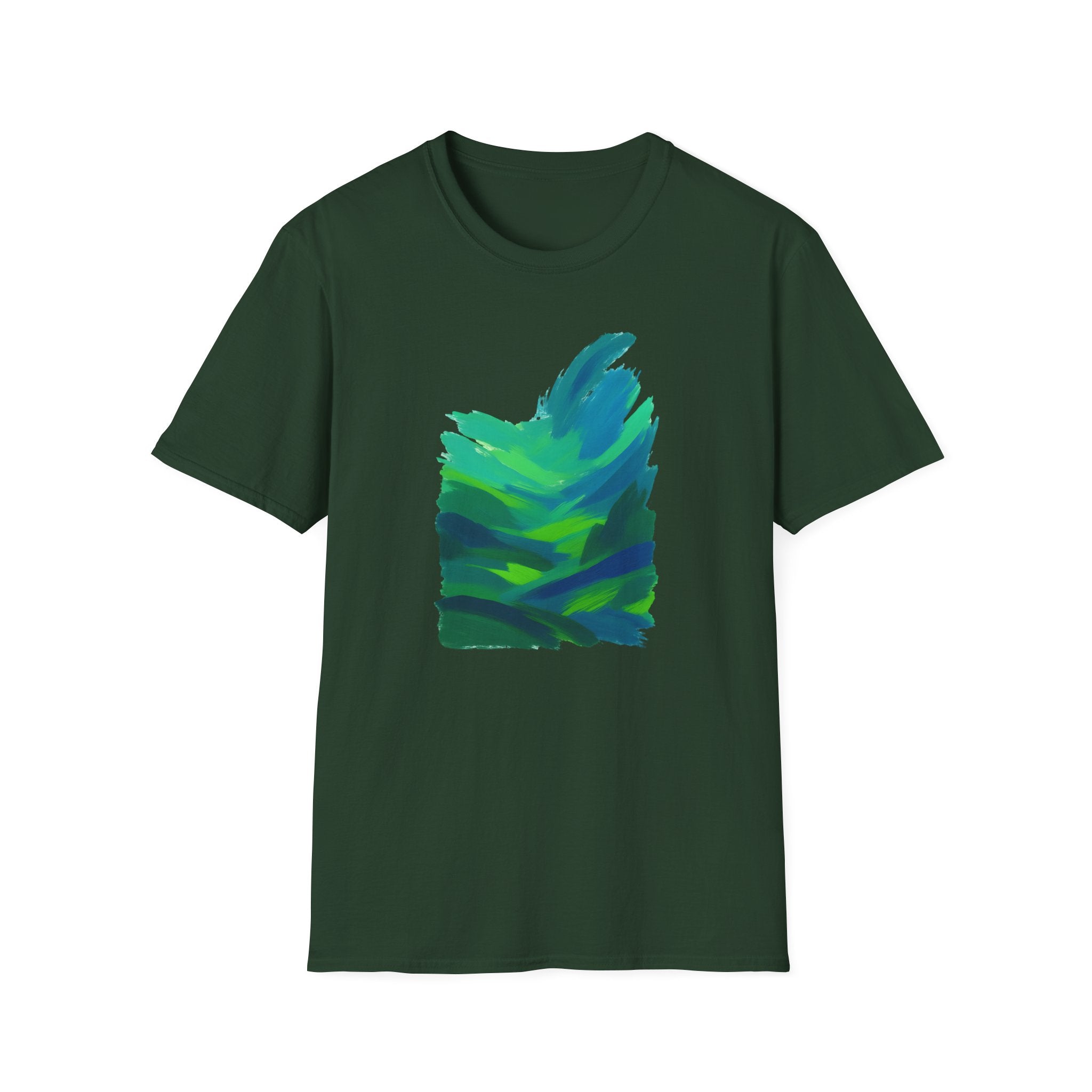 Abstract Green Landscape T-Shirt
