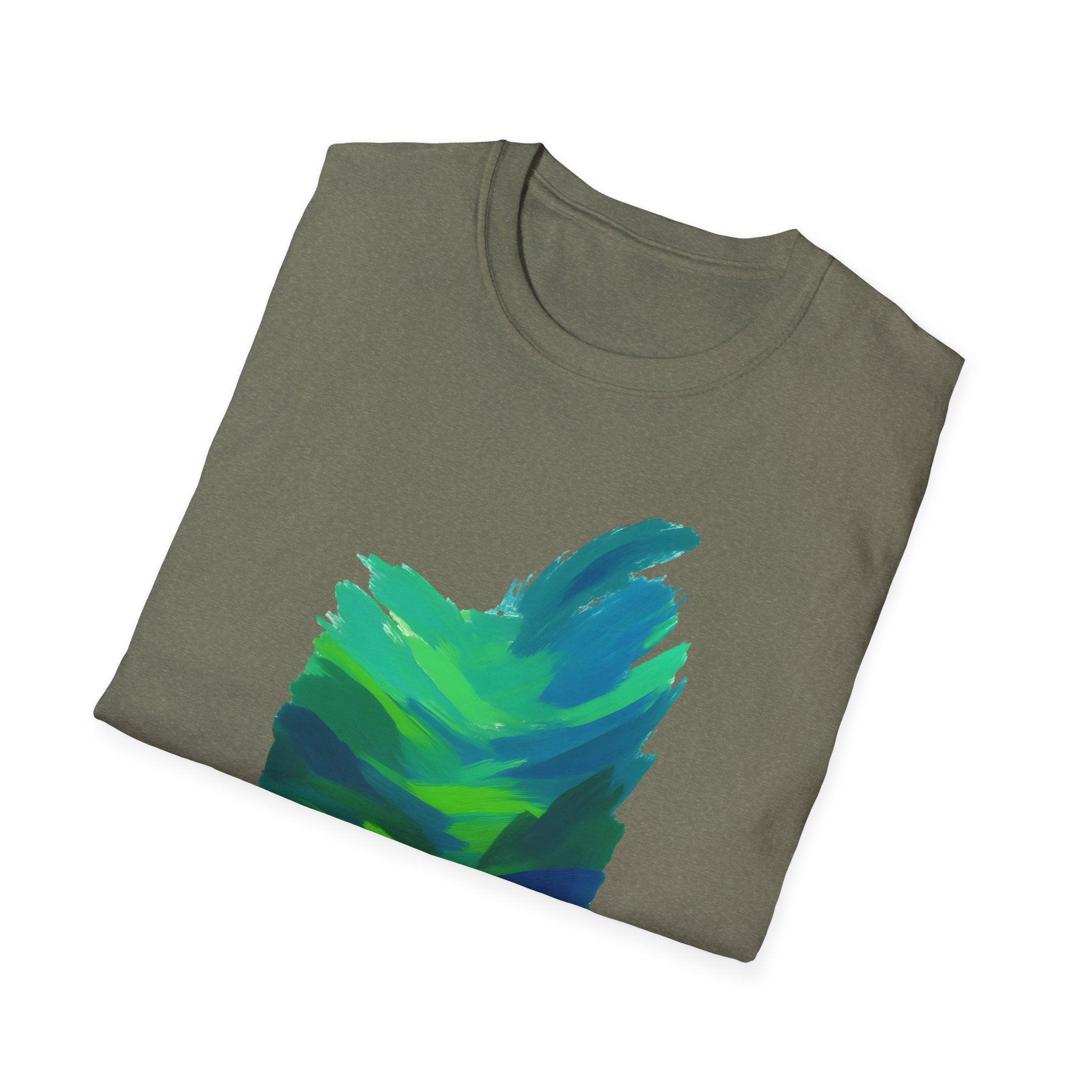 Abstract Green Landscape T-Shirt